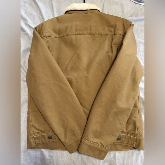 Levi's Men's Tan Sherpa Collar Jacket - Picture 3 of 4